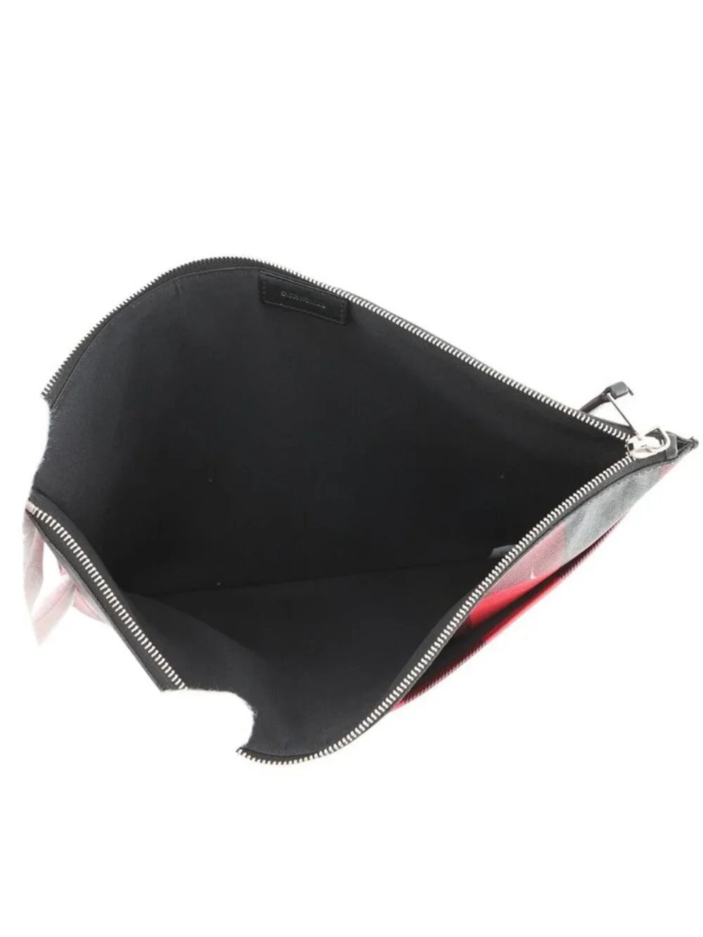 Dior Clutch Homme Trotter Plaid Black